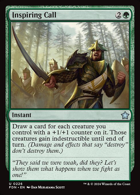 Inspiring Call - FOIL