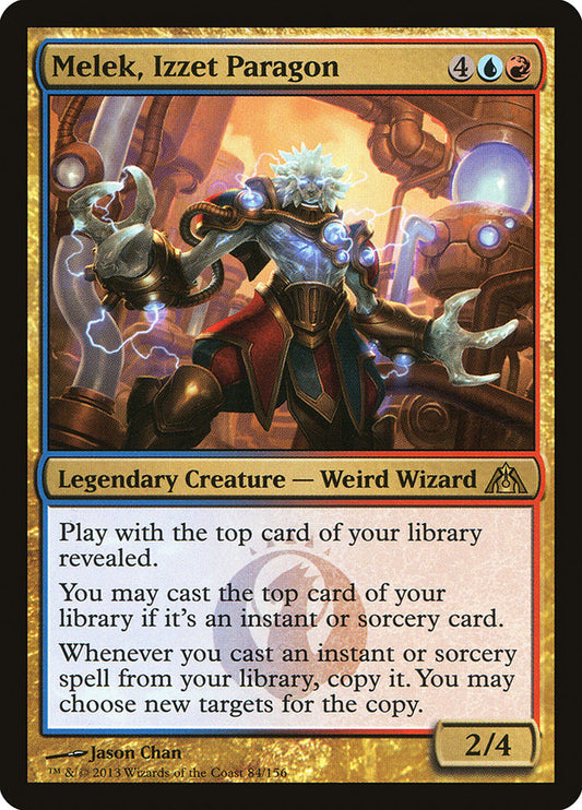 This Is An Image Of The Magic The Gathering Card Melek, Izzet Paragon From The Set Commander Masters - Designed By Artist Jason Chan