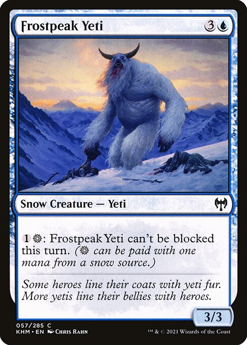 Frostpeak Yeti - FOIL