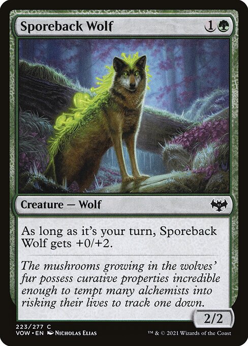 Sporeback Wolf - FOIL