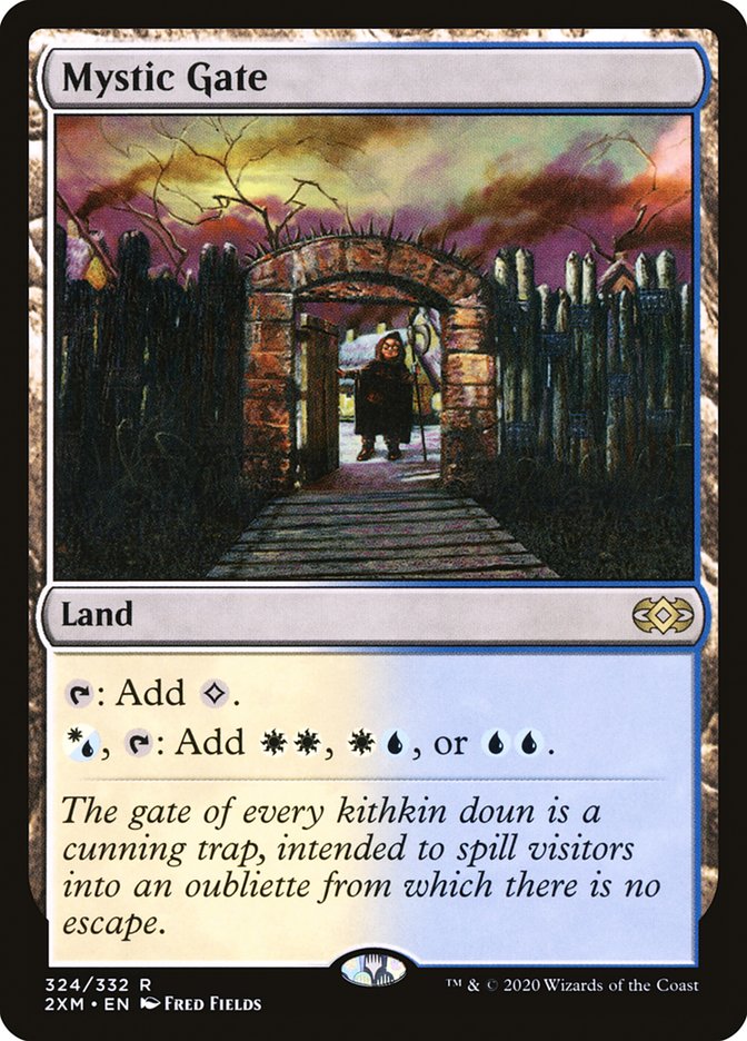 This Is An Image Of The Magic The Gathering Card Mystic Gate From The Set Commander Masters - Designed By Artist Fred Fields