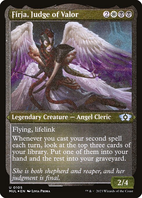 Firja, Judge of Valor - ETCHED