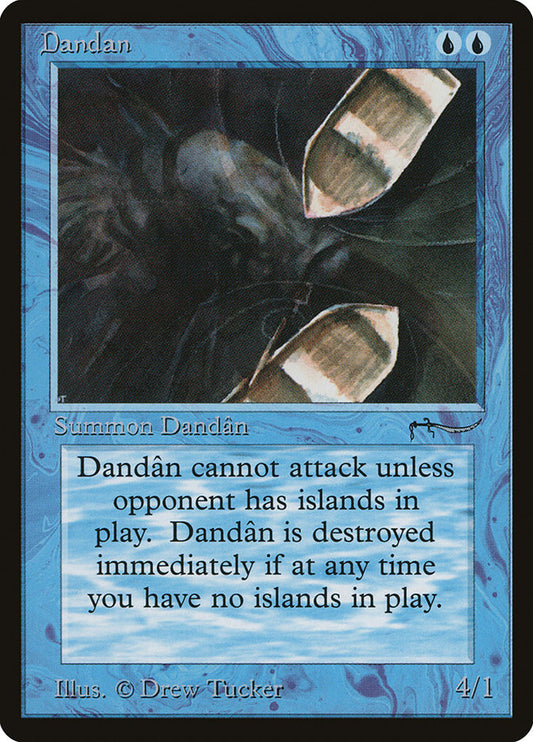 This Is An Image Of The Magic The Gathering Card Dandân From The Set Time Spiral Timeshifted - Designed By Artist Drew Tucker