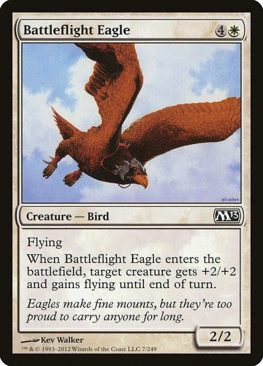This Is An Image Of The Magic The Gathering Card Battleflight Eagle From The Set Magic 2013 - Designed By Artist Kev Walker