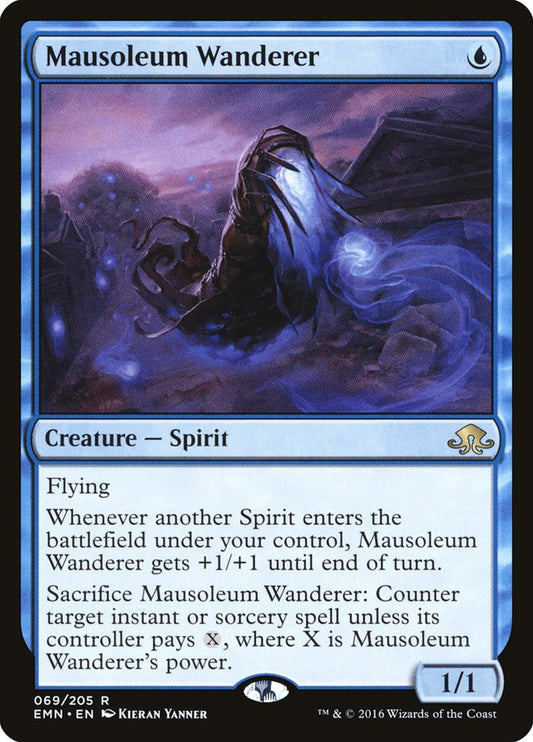 This Is An Image Of The Magic The Gathering Card Mausoleum Wanderer From The Set Innistrad Remastered - Designed By Artist Kieran Yanner