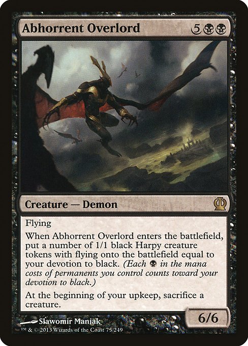 Abhorrent Overlord FOIL