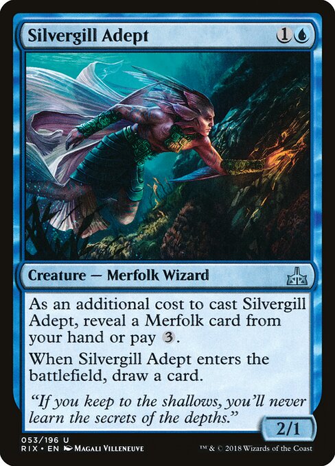 Silvergill Adept - FOIL