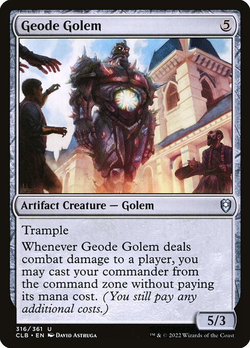 Geode Golem - FOIL
