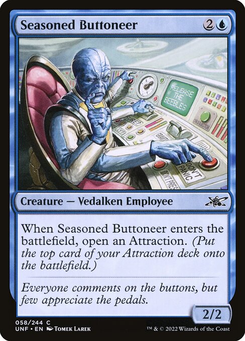 Seasoned Buttoneer - FOIL