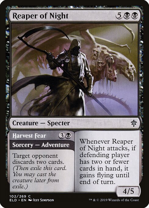 Reaper of Night // Harvest Fear - FOIL