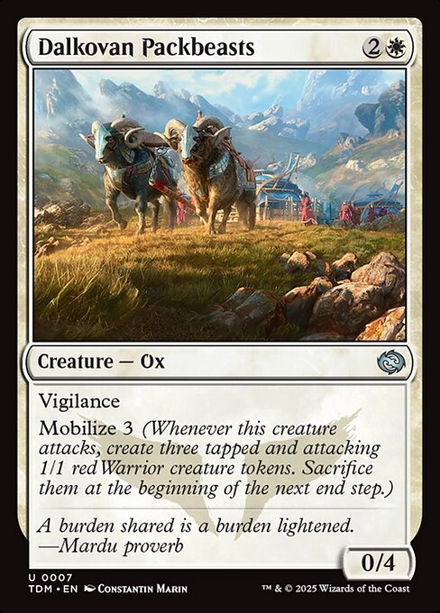Dalkovan Packbeasts - FOIL