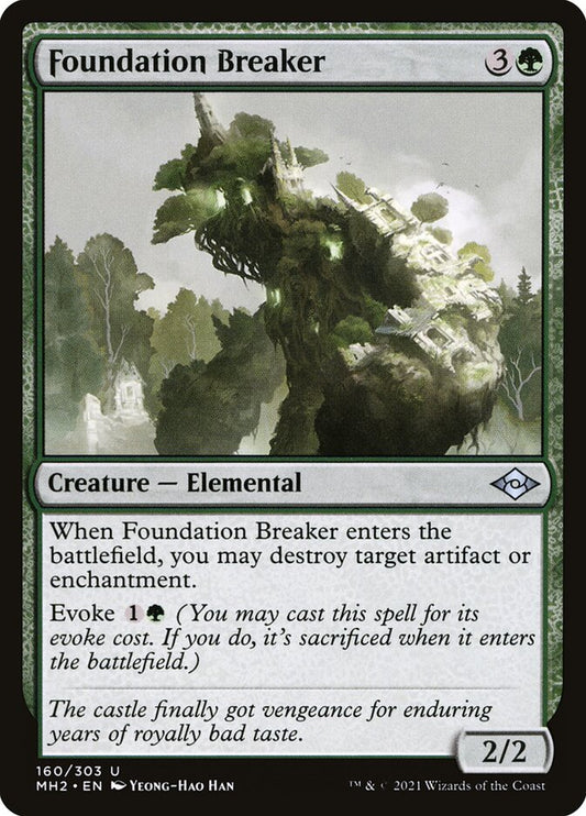 This Is An Image Of The Magic The Gathering Card Foundation Breaker From The Set Modern Horizons 2 - Designed By Artist Yeong-Hao Han