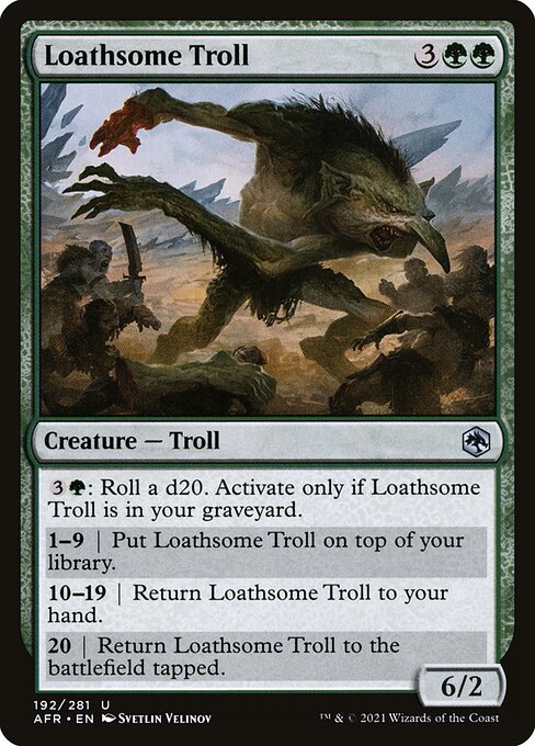 Loathsome Troll - FOIL