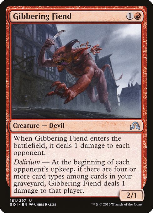 Gibbering Fiend - FOIL