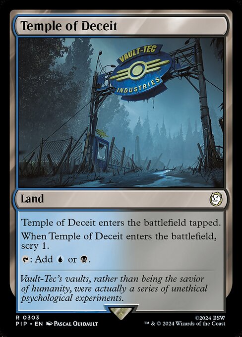 Temple of Deceit - FOIL