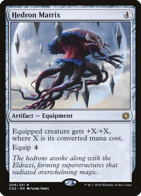 This Is An Image Of The Magic The Gathering Card Hedron Matrix From The Set Conspiracy: Take the Crown - Designed By Artist Jaime Jones