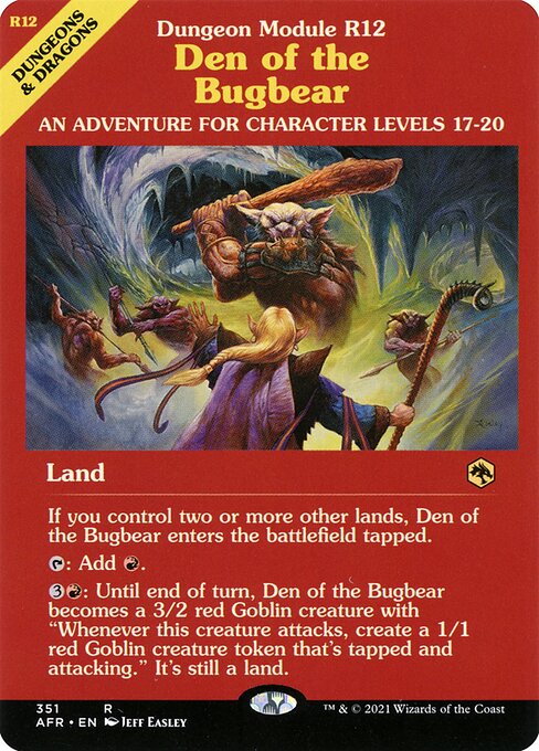 Den of the Bugbear - FOIL