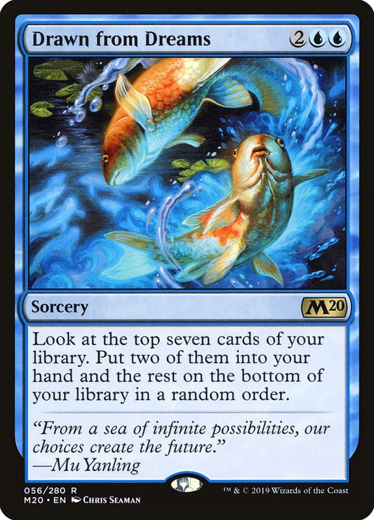 This Is An Image Of The Magic The Gathering Card Drawn from Dreams From The Set New Capenna Commander - Designed By Artist Chris Seaman