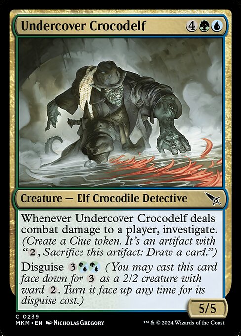 Undercover Crocodelf - FOIL