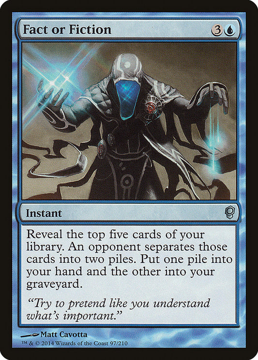 This Is An Image Of The Magic The Gathering Card Fact or Fiction From The Set Commander Masters - Designed By Artist Anna Christenson