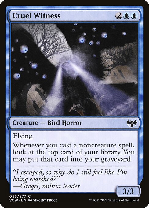Cruel Witness - FOIL