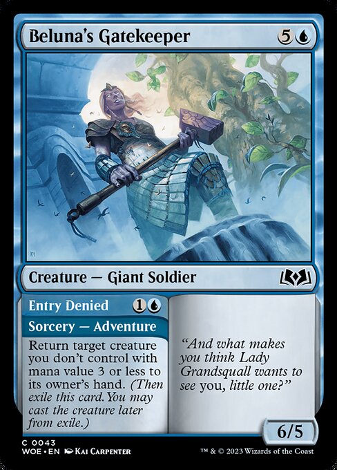 Beluna's Gatekeeper // Entry Denied - FOIL