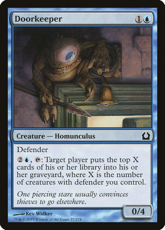 This Is An Image Of The Magic The Gathering Card Doorkeeper From The Set Iconic Masters - Designed By Artist Kev Walker