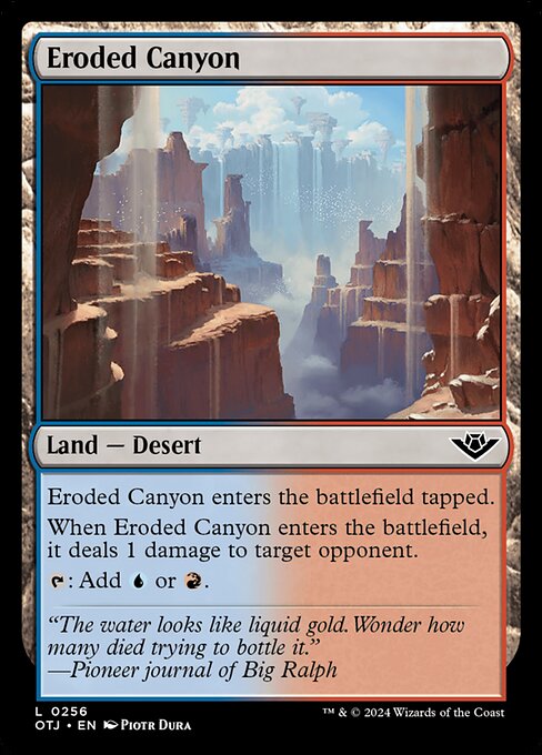 Eroded Canyon - FOIL