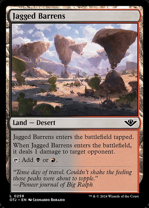 Jagged Barrens - FOIL