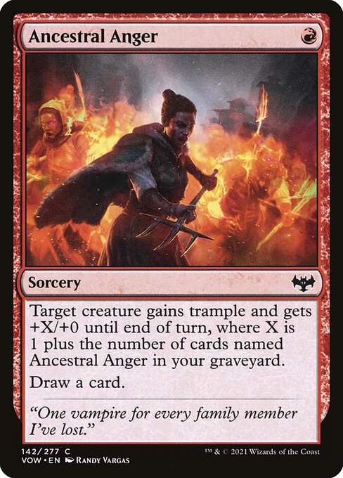 Ancestral Anger - FOIL