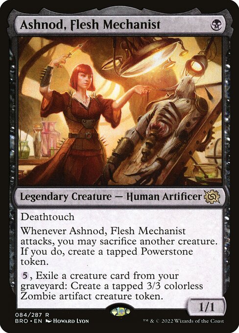 Ashnod, Flesh Mechanist - FOIL