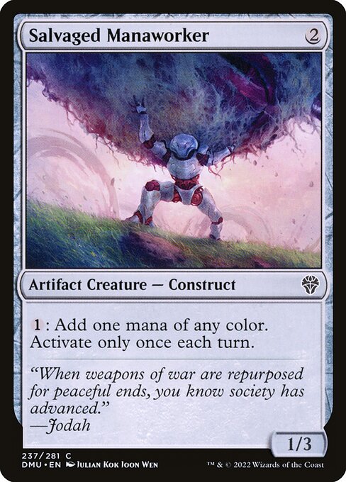 Salvaged Manaworker - FOIL