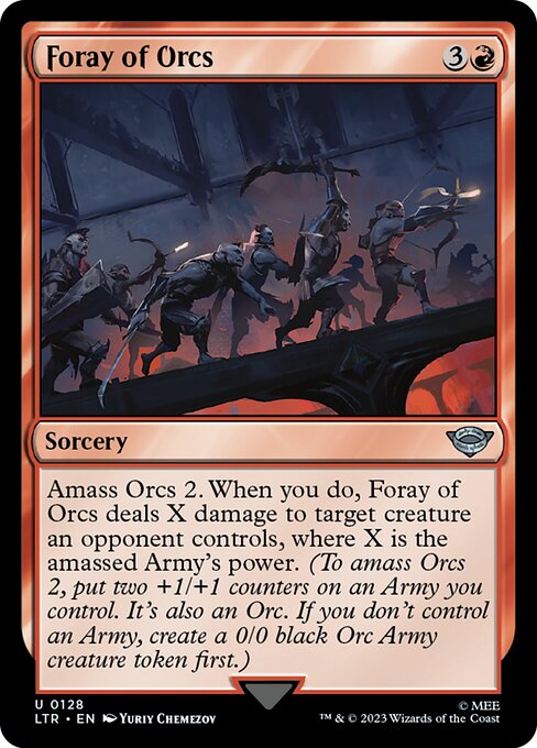 Foray of Orcs - FOIL