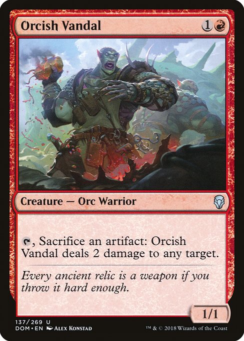Orcish Vandal - FOIL