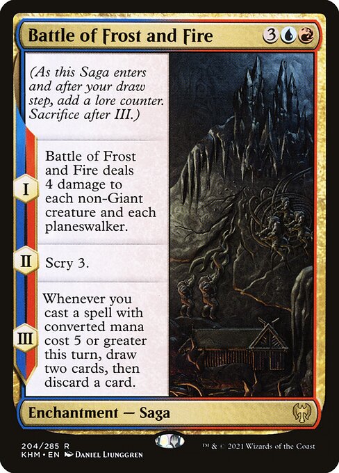 Battle of Frost and Fire - FOIL