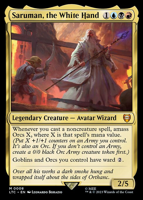 Saruman, the White Hand - FOIL