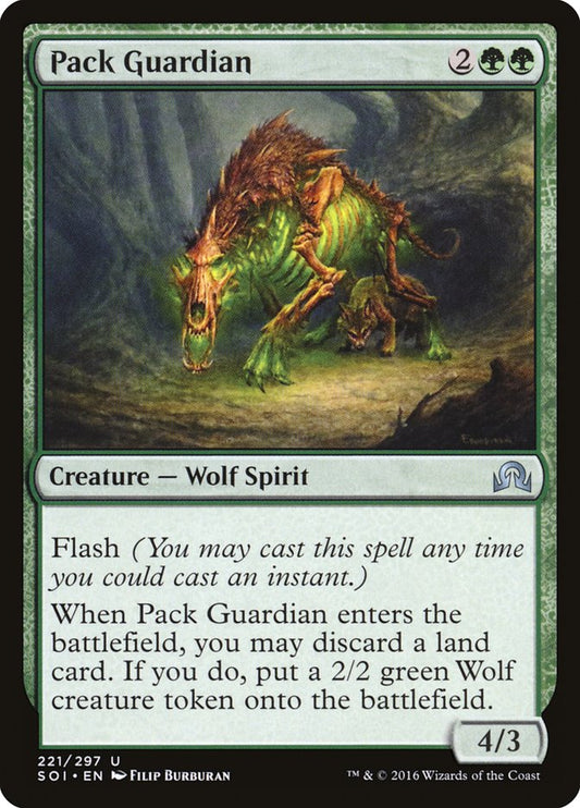 This Is An Image Of The Magic The Gathering Card Pack Guardian From The Set Innistrad Remastered - Designed By Artist Filip Burburan