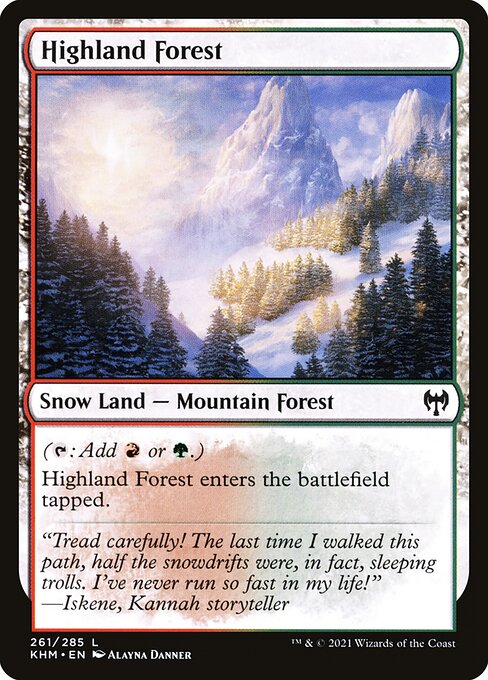 Highland Forest - FOIL