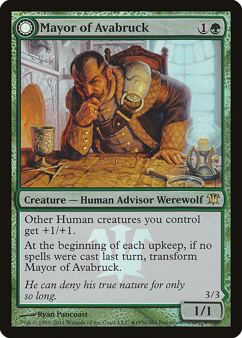 Mayor of Avabruck // Howlpack Alpha - FOIL