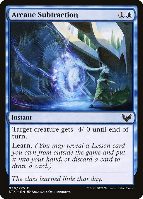 Arcane Subtraction - FOIL