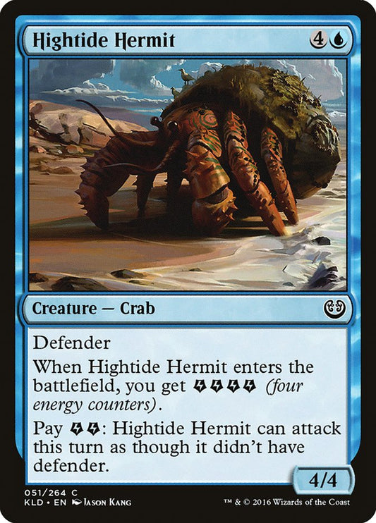 This Is An Image Of The Magic The Gathering Card Hightide Hermit From The Set Kaladesh - Designed By Artist Jason Kang