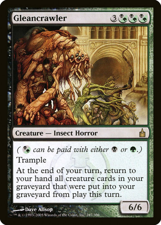 This Is An Image Of The Magic The Gathering Card Gleancrawler From The Set Duel Decks: Izzet vs. Golgari - Designed By Artist Jeremy Jarvis