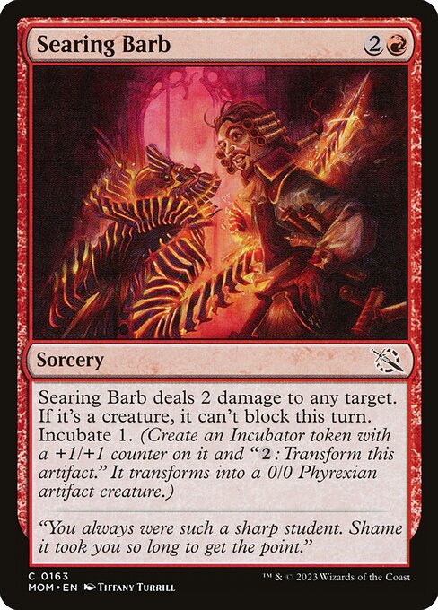Searing Barb - FOIL