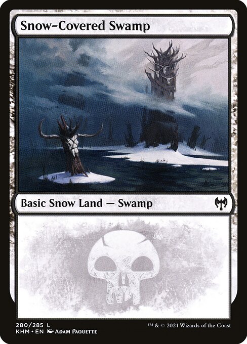 Snow-Covered Swamp - FOIL
