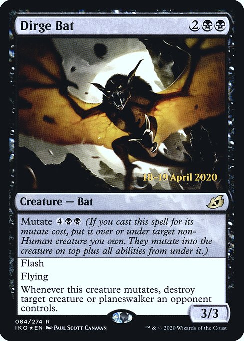 Dirge Bat - FOIL