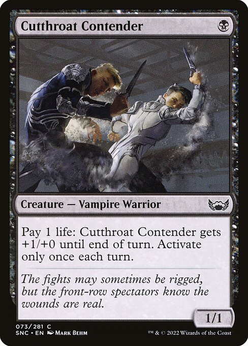 Cutthroat Contender - FOIL