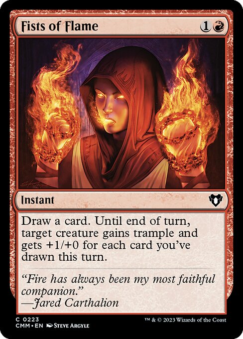 Fists of Flame - FOIL
