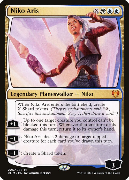 This Is An Image Of The Magic The Gathering Card Niko Aris From The Set Kaldheim - Designed By Artist Winona Nelson