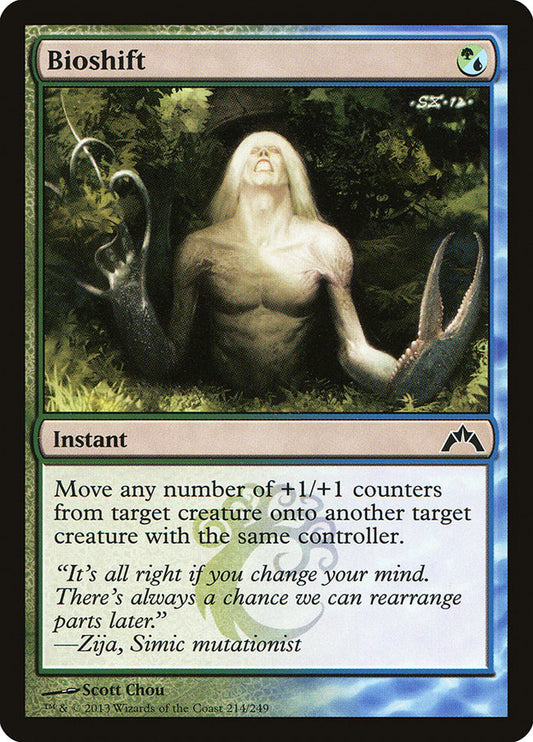 This Is An Image Of The Magic The Gathering Card Bioshift From The Set Gatecrash - Designed By Artist Scott Chou