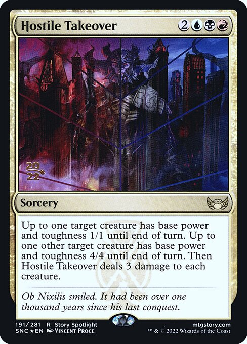 Hostile Takeover - FOIL